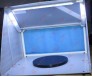 Portable Hobby Art Airbrush Paint Spray Booth Kit W/ Exhaust Filter & LED Light 